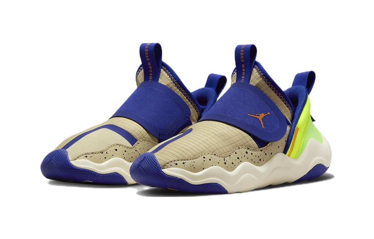 jordan 23 blue and yellow