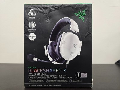 Razer BlackShark V2 X Over the Ear Gaming Headset - White