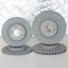 Jeu de disques de frein avant et arrière Mercedes C300 C400 OEM 2015-2023 AMG P31 d'origine