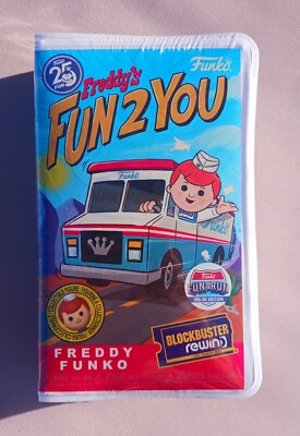 Funko Blockbuster Rewind! Freddy Funko Fun On The Run 2023 Online Edition Sealed