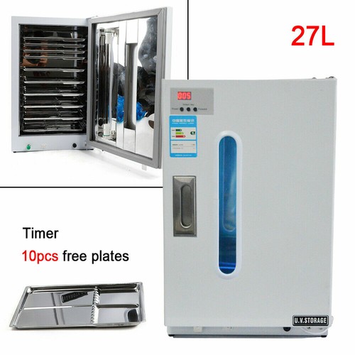 Dental 27L UV Sterilizer &10 Trays &Timer Medical Disinfection Cabinet XS-391 - Picture 2 of 10