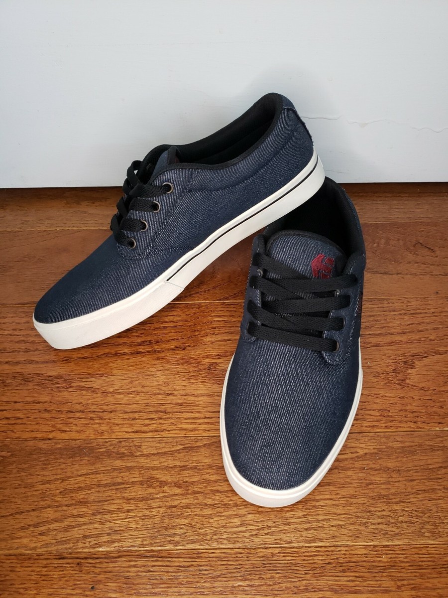 Etnies Forest Jameson Eco Low Top Sneaker Shoes Denim Blue White Maroon  US