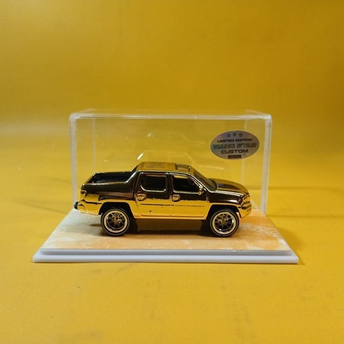 Matchbox HONDA RIDGELINE 2006 Gold CHROME (WANGSTAR CUSTOM) Limited REAL RIDERS - Picture 9 of 15