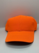 Safety Blaze OrangeSnapBack Hat Hunting Hi Vis High Visibility made By OUTDOOR