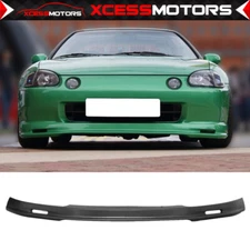 Fits 93-97 Honda Civic Del Sol Mugen Style Front Bumper Lip Spoiler Unpainted PP