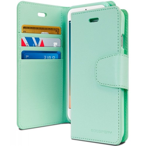 iPhone 7 / 8 Genuine Mercury Goospery SONATA Diary Stand Wallet Case Cover + SP - Picture 7 of 48