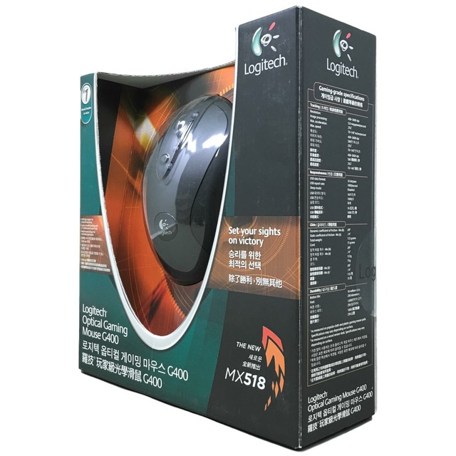 Logitech Optical Gaming Mouse G400 With High Precision 3600 Dpi For Sale Online Ebay