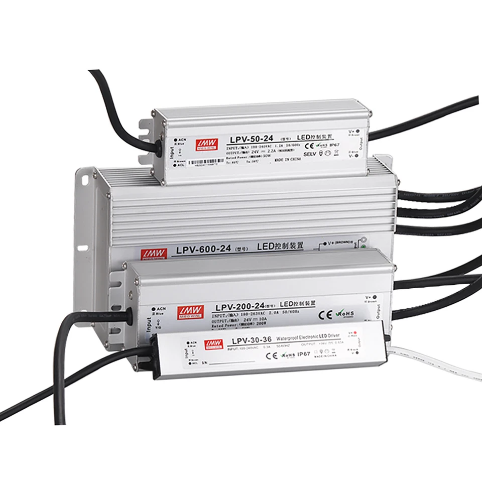 LED Power Supply IP67 Waterproof AC100V/280V to DC12V 48V LED Driver Transformer - Image 2 of 4