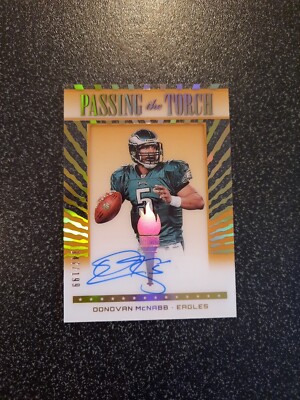 2022 Clearly Donruss Donovan McNabb Passing The Torch Auto Autograph #147/199