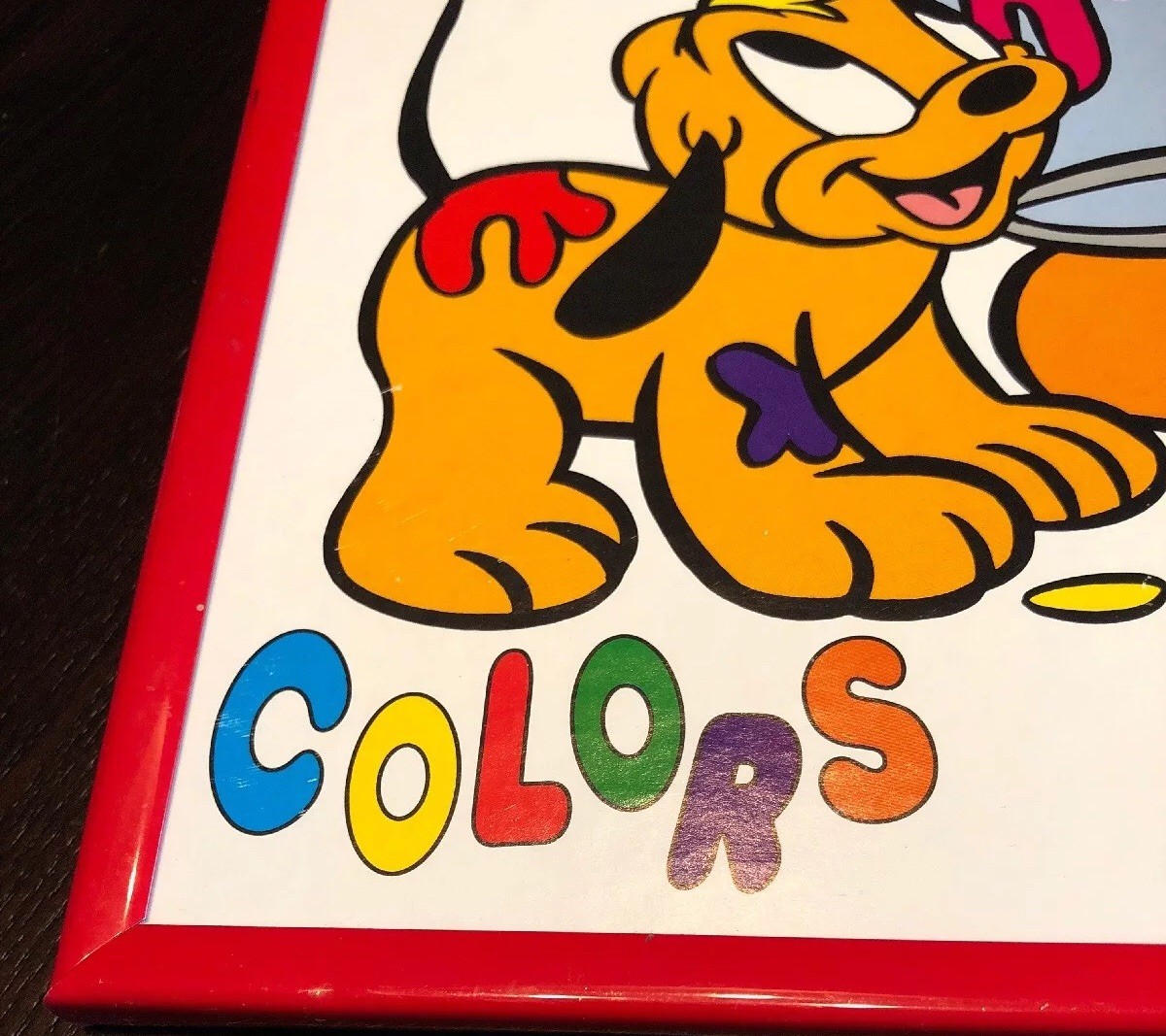 Vintage Disney Mickey Mouse Colors Litho Poster OSP Publishing