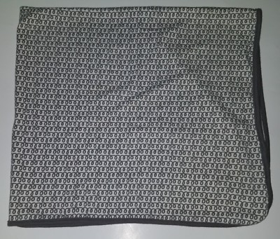 Petunia Pickle Bottom Gray White Spiral Receiving Blanket Lovey SPOT AS IS