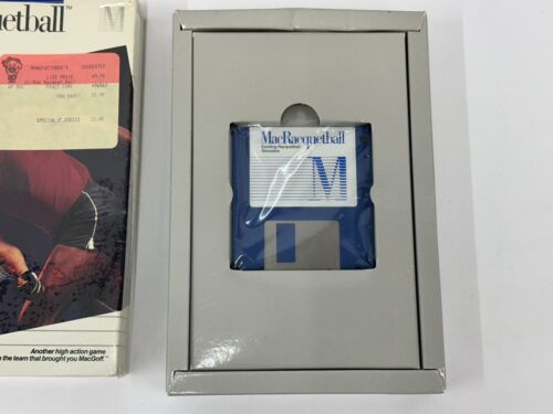 MacRacquetball Macintosh Plus SE gioco 1987 vintage - Foto 4 di 5