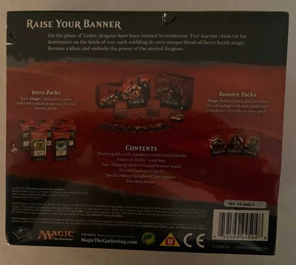 MTG Magic the Gathering KHANS OF TARKIR Bundle FAT PACK  9 BSTRS tear NEW LOOK! - Image 2 of 4