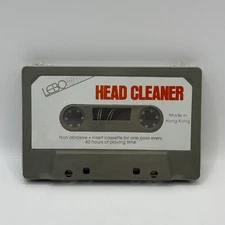 New Sealed Lebo Audio Cassette Tape Head Cleaner Cleaning Tape