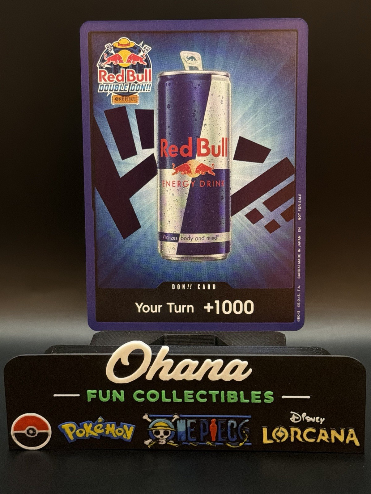 DON!! Card (Red Bull Don!!) One Piece Promotion Cards Foil