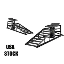US Stock 2 Pack 5 Ton Garage Car Lift Auto Car Truck Service Ramps Lifts