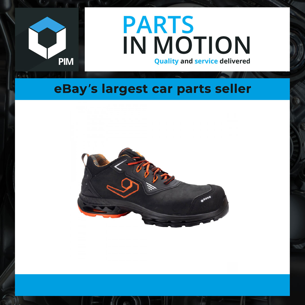 Base Footwear Black/Orange Amsterdam S3s Esd Ci Lg Fo Sr - 39 - Image 2