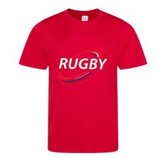 Maillot de Rugby enfant rouge