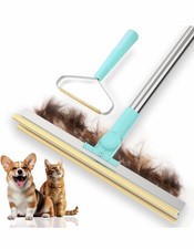 Adjustable Copper-Aluminum Pet Hair Remover Broom Set for Carpets, Sofa