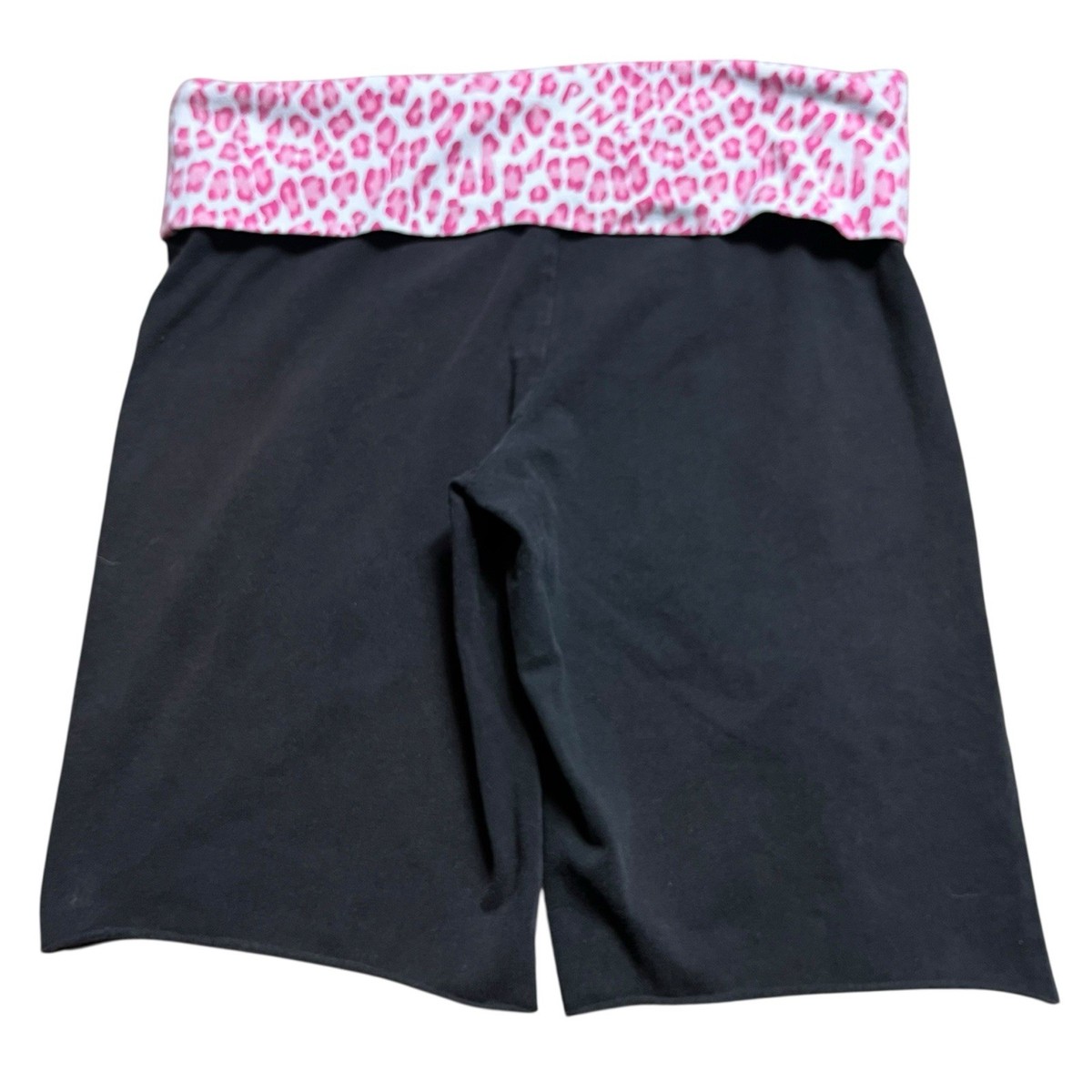 Y2K Victoria's Secret PINK Foldover Yoga Shorts Size Small Pink