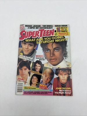 Super Teen Magazine July 1984 Michael Jackson, Duran, Stamos