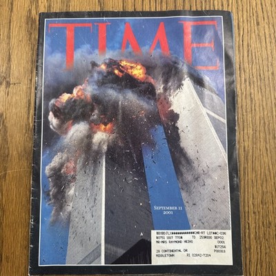 TIME Magazine September 11 , 2001 WTC Attack Cover 9/11 Issue   Good Condition