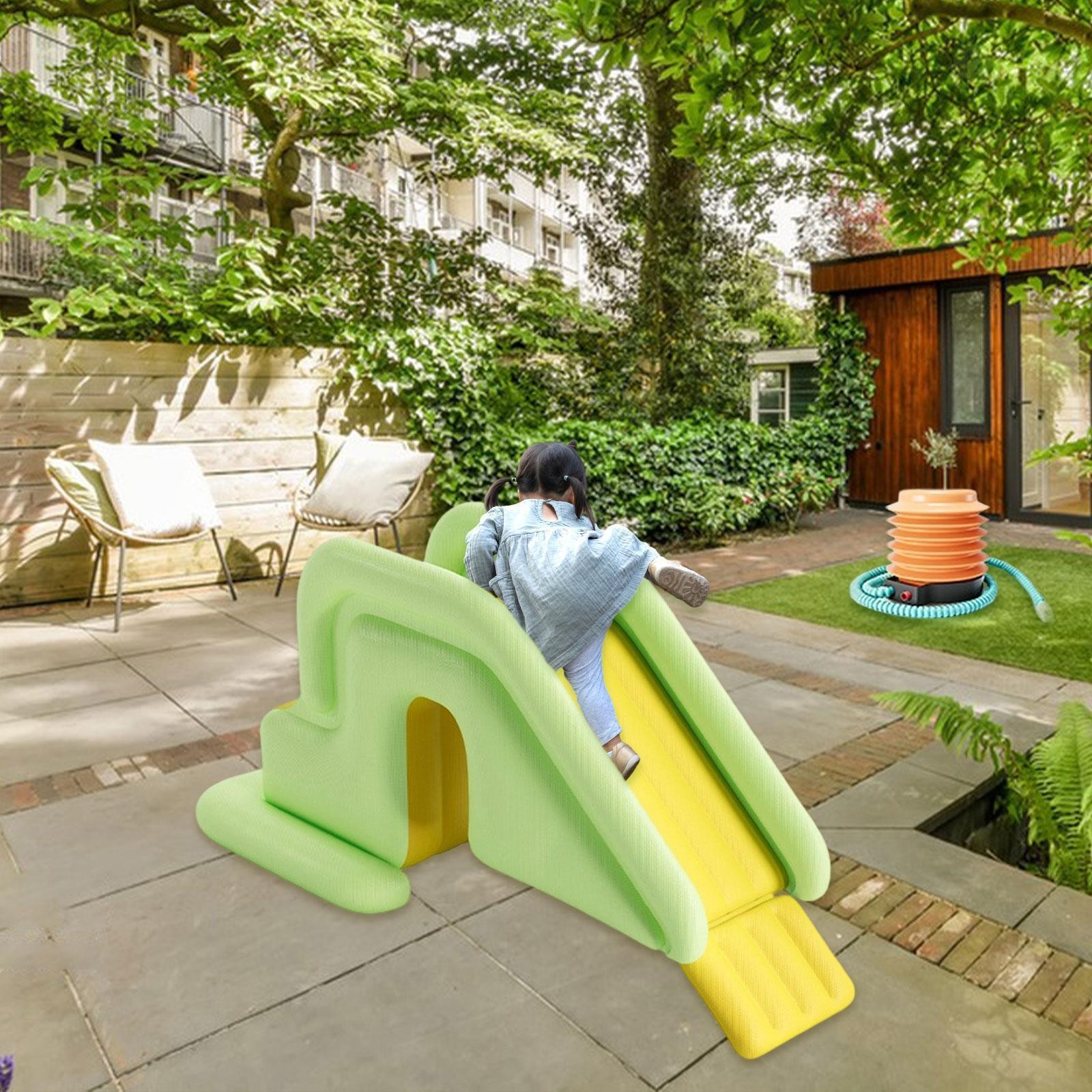 Toboggan gonflable pour piscine et jardin pour enfants