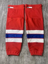 Adidas NHL Pro MiC Hockey Socks Mens Large Washington Capitals Red Blue Ovechkin
