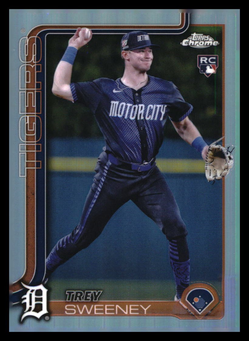 2025 Topps Chrome Trey Sweeney Refractor #6 RC