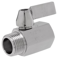 1X(304 Stainless Steel   (1/2 Inch Female x Male) NPT Thread, Water Flow8142
