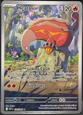 2025 Pokemon White Flare Heatmor Illustration Rare #104/086 on eBay