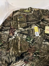 Men’s Camo Mock Turtleneck Long Sleeve Pocket T-Shirt 2XL