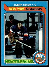 1979-80 Topps Hockey Card Glenn Resch New York Islanders #20 EX+