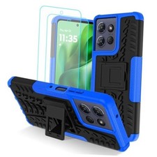 Case for/2026 with 2 Screen Protector  Military Moto G Power 5G 2025 Blue