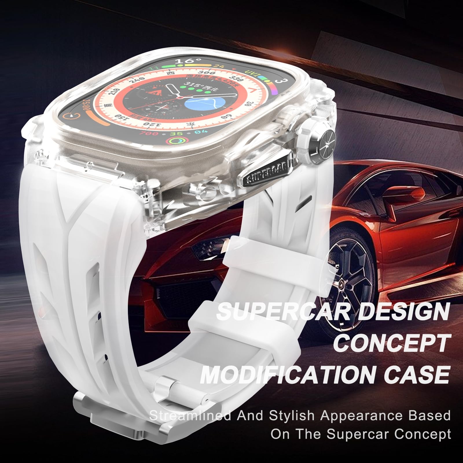 Luxury Translucent Smartwatch Case for Apple Watc… - image 5