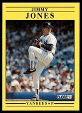 1991 Fleer Jimmy Jones New York Yankees #667