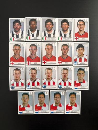 1999-00 Panini Champions League LOT 19 EDGAR DAVIDS O'Neill NEVILLE Figures