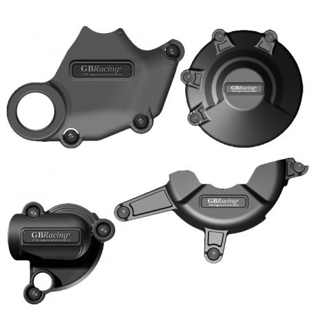 Protection moteur GB Racing Ducati 848 en composite premium noir pour circuit