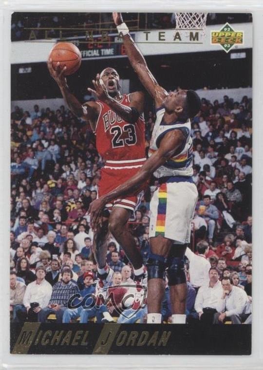 1992-93 Upper Deck All-NBA Team Michael Jordan #AN1 HOF