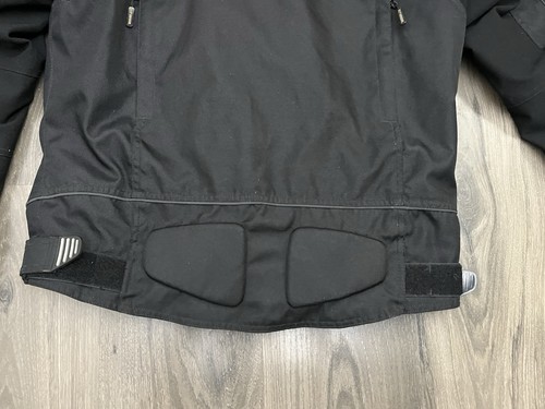 Harley Davidson Riding Jacket Mens Medium Black Padded Armour Vented Motorcycle - Picture 14 of 17