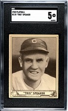 1940 Playball Tris Speaker #170 SGC 5