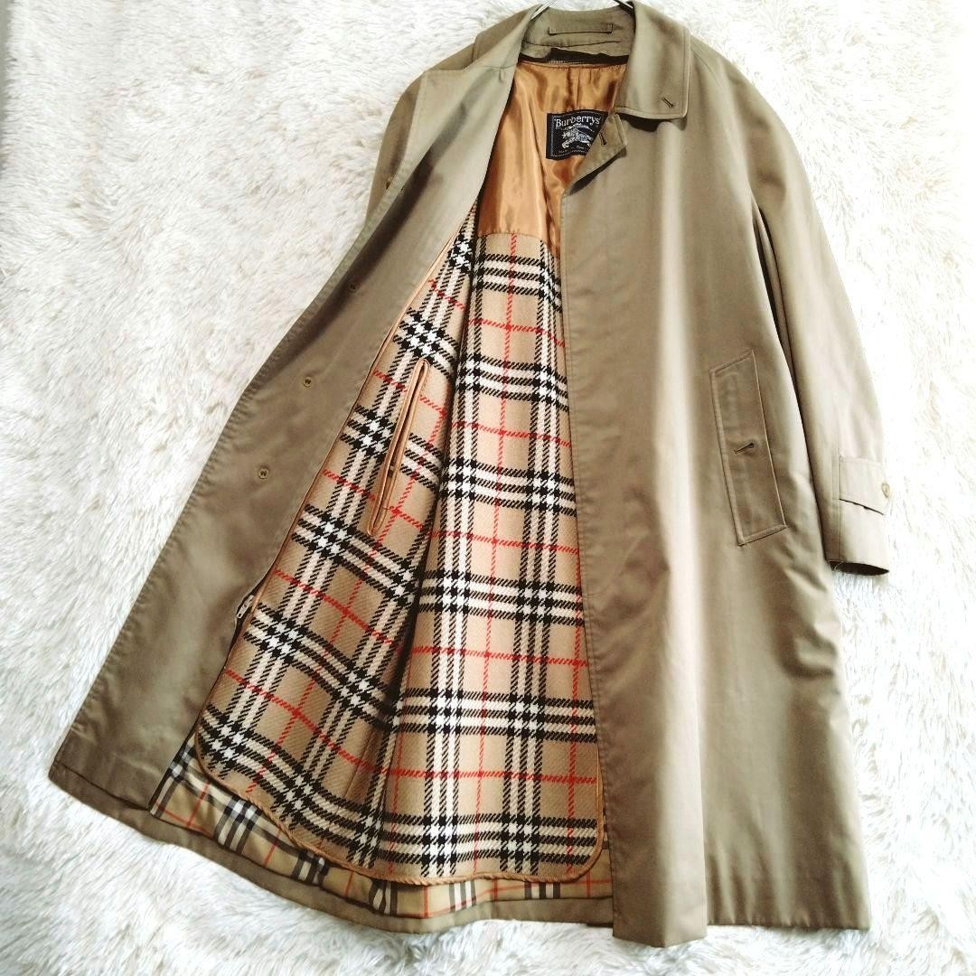 Burberry Nova Check Trench Coat with Lining Vintage rare Men's From Japan thumbnail 21