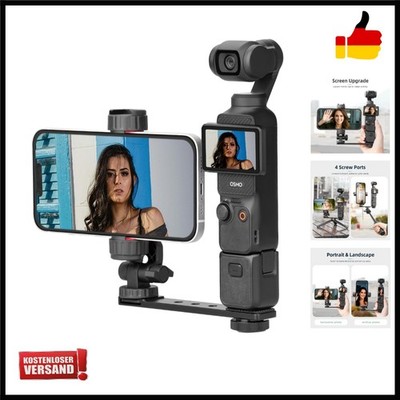 Für Pocket 3 Handyhalterung Montage Metall Expansionsadapter mit Handyclip, 1...