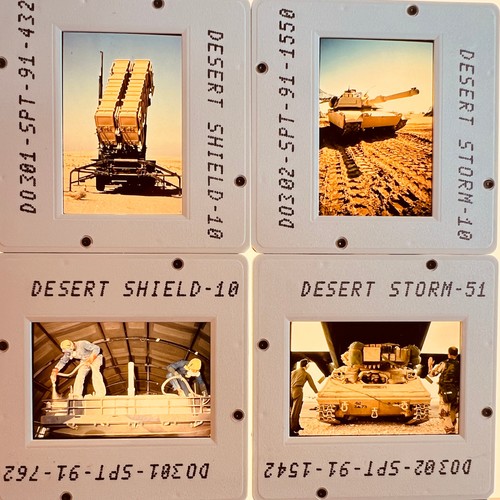 lot of 4 slides-B78 Desert Shield / STORM Collection