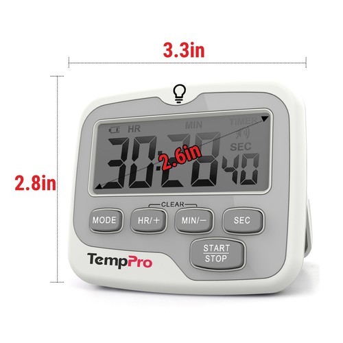Large LCD Digital Kitchen Cooking Timer Count-Down Up Clock Loud Alarm Magnetic