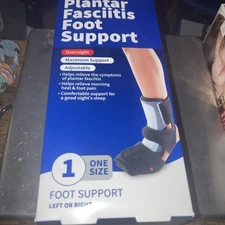 WALGREENS PLANTAR FASCIITIS FOOT SUPPORT OVERNIGHT, MAXIMUM SUPPORT, ADJUSTABLE