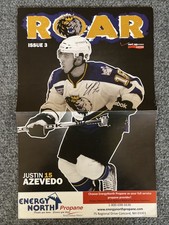Manchester Monarchs AHL Justin Azevedo Autographed Poster 11x17 Roar Magazine