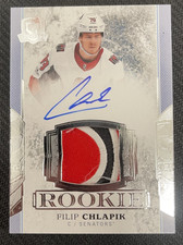 2017-18 UPPER DECK THE CUP FILIP CHLAPIK #133 ROOKIE AUTO PATCH #ed 39/249