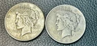 1922S-23D Peace Dollars 90% Silver $1 Coins VG-F Condition Selling Under Melt