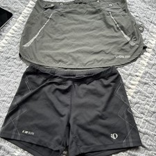 Pearl Izumi Elite Shorts With Removable Skirt Cover-Up Size Medium